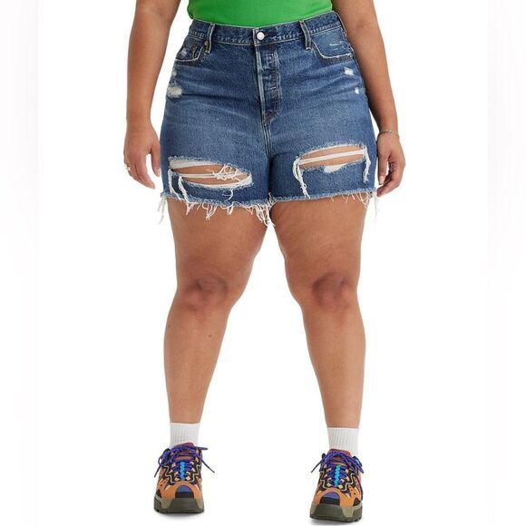 Levi’s Trendy Plus Size 501 Denim Shorts - Picture 4 of 5